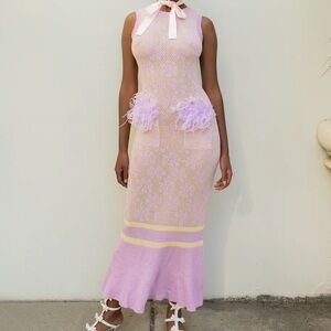 Andreeva Lavender Knit Dress